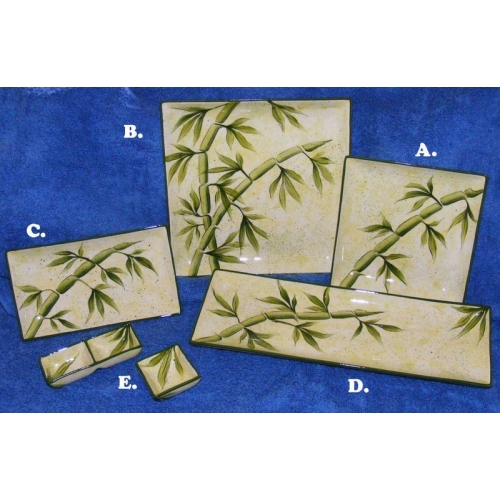 Plaster Molds - 6 Inch Square Sushi Plate